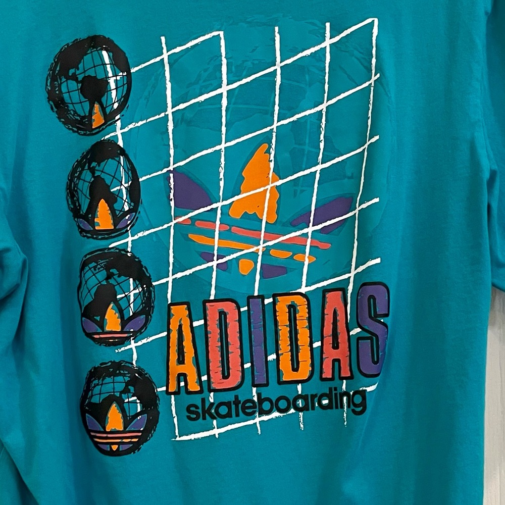 Teal Adidas Tee